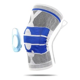 Rodillera Compresión Silicona Patelar Varillas Flex Lateral Talla Xl                                                                                  