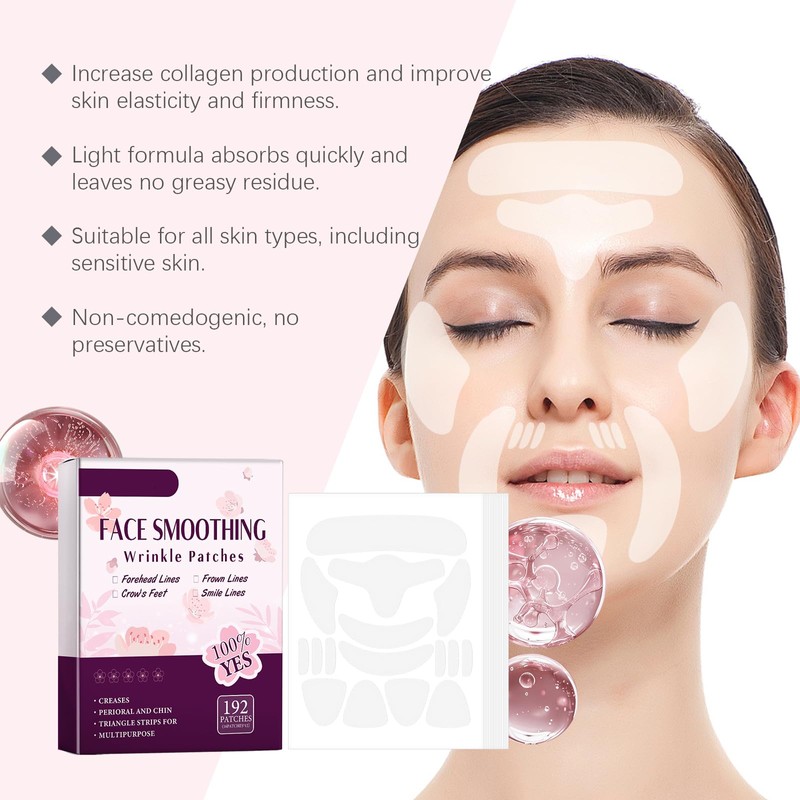 Smoothing Wrinkle Facial Patches