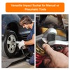sourcing map 3/4-Inch Drive 12 Point Impact Socket 24mm Metric