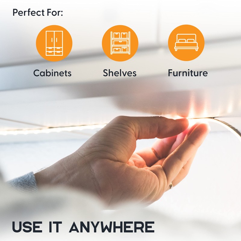 POWER PRACTICAL Luminoodle Under Cabinet Lighting - Click LED Light