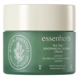 Essenherb Tea Tree Soothing in Calming Cream, 80ml, 1 piece / 에센허브 티트리 수딩 인 카밍 크림, 80ml, 1개