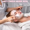2 Pcs Face Mask Applicator Fan Brushes for Facial Soft