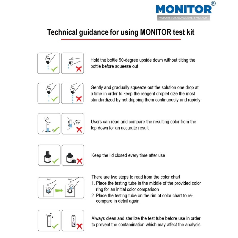 Monitor Calcium/Magnesium HIGH Salinity (Salinity > 5 PPT) Test KIT