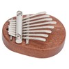 8 Tone Kalimba Thumb Piano C Key Mini Portable Mahogany