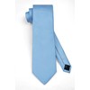 HISDERN Men's Wedding Ties and Pocket Square Solid Tie Cufflinks