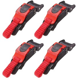 RMISODO 4 Pieces Motorcycle Helmet Buckles Clip Plastic Motor Bike Speed Chin Strap Quick Release Buckle Chin Strap Replacement Buckles Button Pull Buckles for Crash Helmet