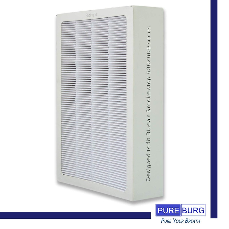 GreenR3 3-Pack Replacement Filter for Blueair 500/600 Series SmokeStop Filter,