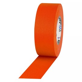 Pro Tapes Neon Pro Gaffer Tape Fluorescent Orange  2" x 50 yds.