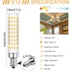 TZHILAN E12 Dimmable 100w Led Corn Light Bulb,3000K Warm White,AC120V