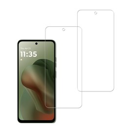 HUAKE MOTO G66j/G66y 5G [(2 pieces) Glass Film] Glass Film for MOTO G66j/G66y 5G Made from Domestic Glass Material, Tempered Glass, Fingerprint Resistant, LCD Protection Film