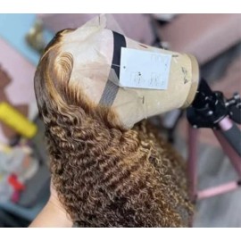 Unbranded 16inch highlight 13*4 Lace Frontal Human