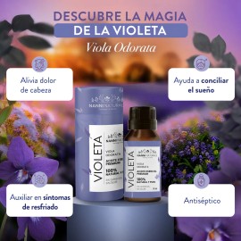 Aceite Esencial De Violeta Puro 15ml Para Difusor Y Aroma