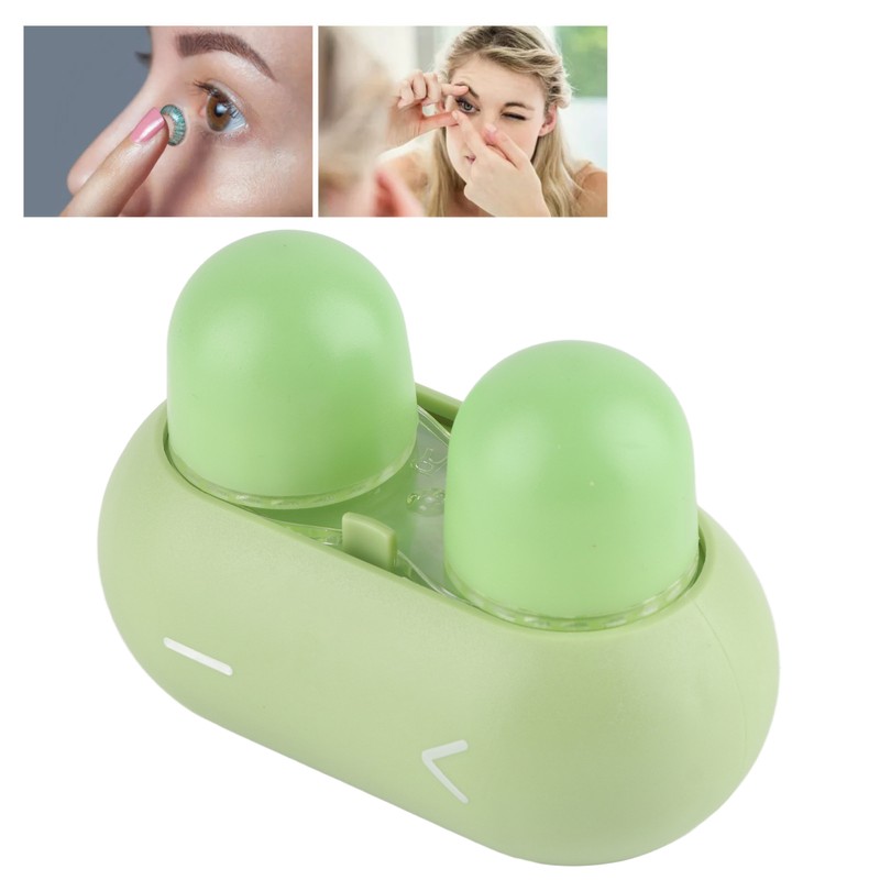 Contact Lens Cleaner Case Automatic Detachable 360 Degree Vibration Cleaning