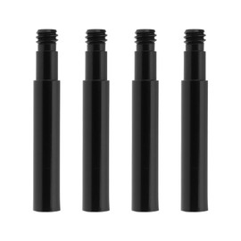 SG Store 4x 40mm Cycling Presta Valve Extenders Aluminum Alloy for Bicycles Road Bikes Mountain Bikes Replacing Valve Valves, Black