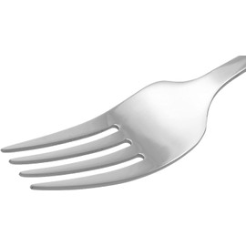 Tenedores de acero inoxidable 18/10, 20 cm, acabado satinado, paquete de 12 unidades