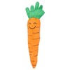 AB Tools Dog Party Animal Christmas Carrot Plush Squeaky Toy