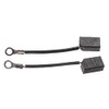 vhbw 2 x Carbon Brushes Motor Carbon Abrasive Carbon Compatible