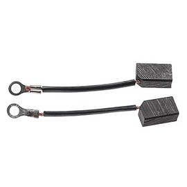 vhbw 2 x Carbon Brushes Motor Carbon Abrasive Carbon Compatible with Lägler Elan Power Tool