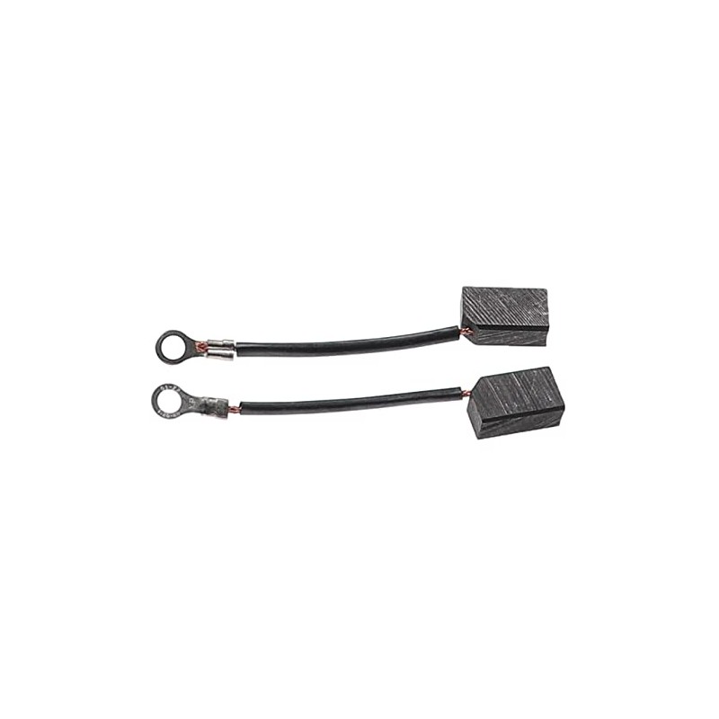 vhbw 2 x Carbon Brushes Motor Carbon Abrasive Carbon Compatible
