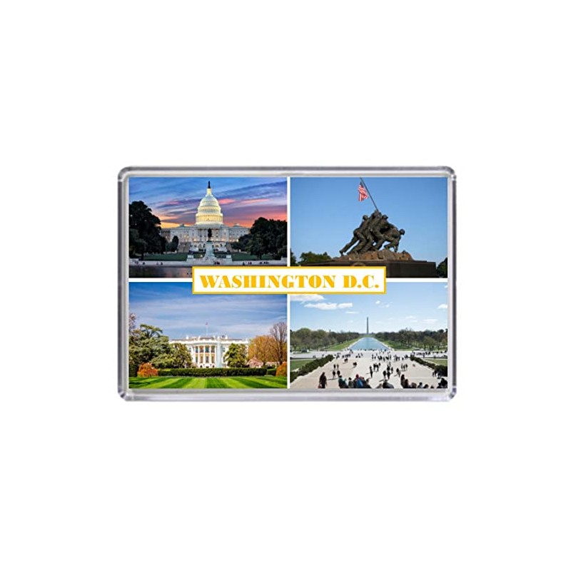 Washington USA Souvenir Acrylic Fridge Magnet (Standard: 70x45mm)