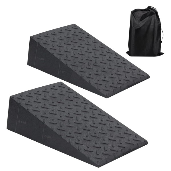 Squat Wedge Block for Heel Elevated Squat 2 PCS Slant