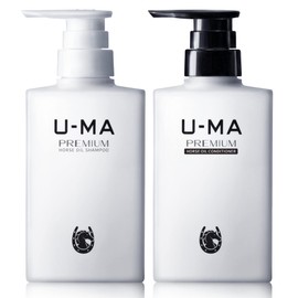 U-MA Women's Shampoo Premium [Quasi-Drug] & Woman Conditioner Premium Set Scalp Shampoo Dandruff Itch for Men