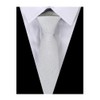 Men's Boys Womens Solid White Tie Trendy Designer Necktie Ideal