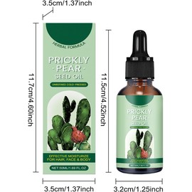 Aceite semilla pera espinosa, multiuso cuidado piel seca 100% aceite pera espinosa orgánico natural cara, piel, cabello uñas, piel seca y humectante corporal Piel secas Hidratante Corporal (3pcs)