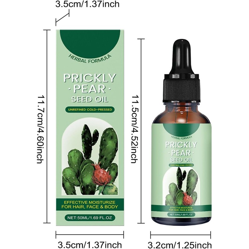 Aceite semilla pera espinosa, multiuso cuidado piel seca 100% aceite