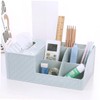 LABRIMP Cosmetic Container Tissue Organizer Box Multifunctional Sundries Holder for