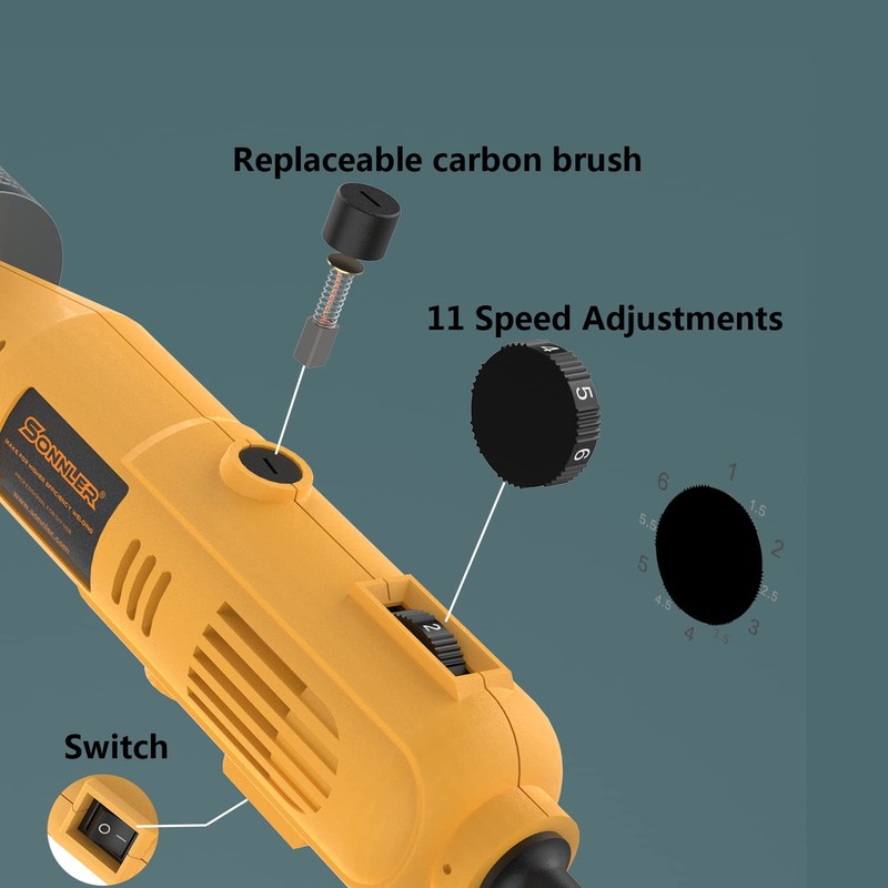 SONNLER Tungsten Electrode Sharpener Grinder For TIG welding, 6 Sizes