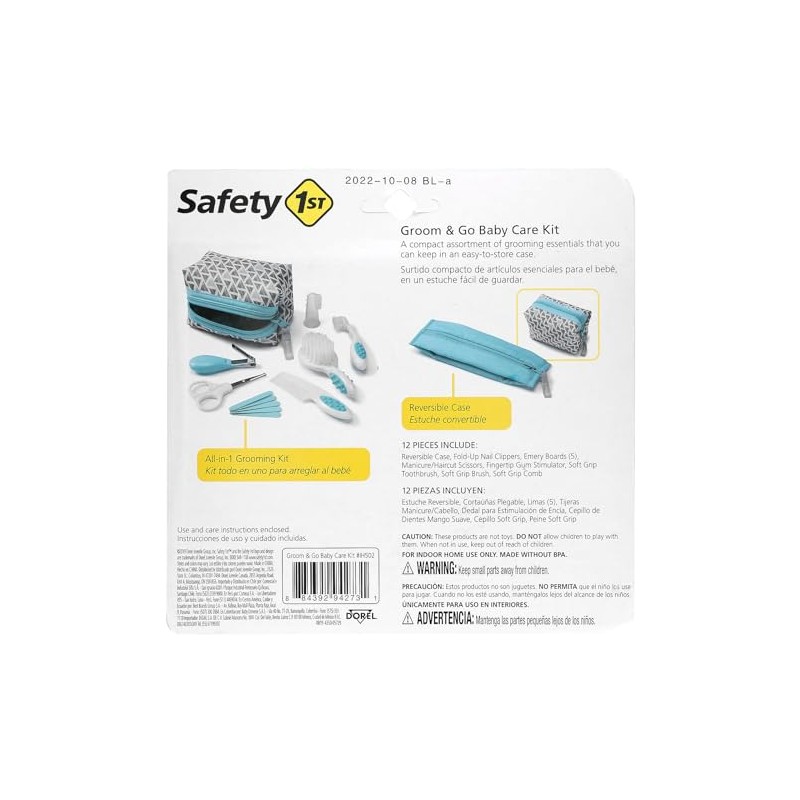 Safety 1st Set De Higiene 12 Piezas Turquesa