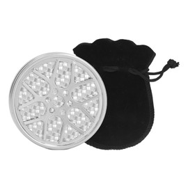 Metal ADHD Haptic Coin Adult Hollow Hub Pattern Anxiety Stress Relief Magnetic Push Clicker Slider Toy