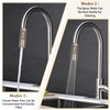 Shower Head Kitchen Tap, Replacement Tap with 2 Modes Adjustable,