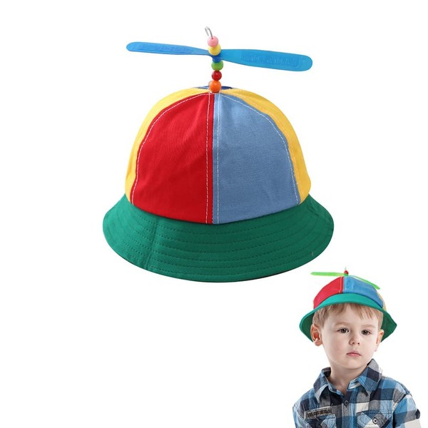 HREDZEO Propeller Hat,Helicopter Propeller Beanie Detachable Propeller Dragonfly Baseball Cap
