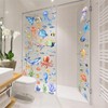 Hikosiya Hyqa011 Electrostatic Sticker, Window Sticker, Fish, Aquarium, Scandinavian Style,