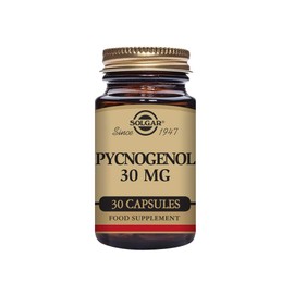 Solgar Pycnogenol 30 mg Vegetable Capsules - Pack of 30 - Improves Vitamin C Absorption - Vegan, Gluten Free and Kosher