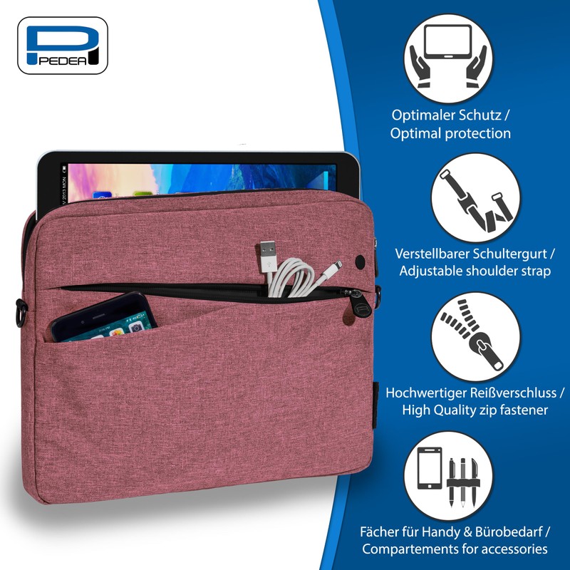 Tablet PC Case, pink/black, Utility