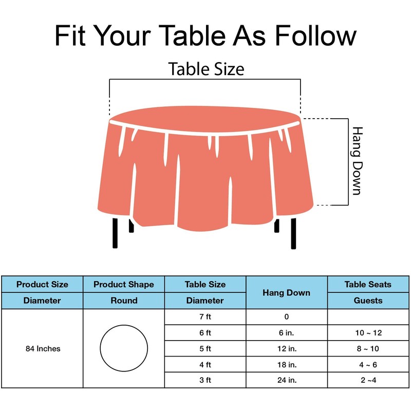 Coral Plastic Tablecloths 2 Pack Blush Red Disposable Covers 84
