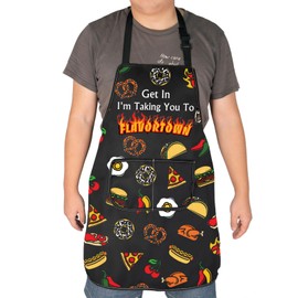 HOLLP GF Fans Gift I'm Taking You Apron Cooking Lovers Apron Dad Character Apron TV Show Lover Gift (I'm Taking You)