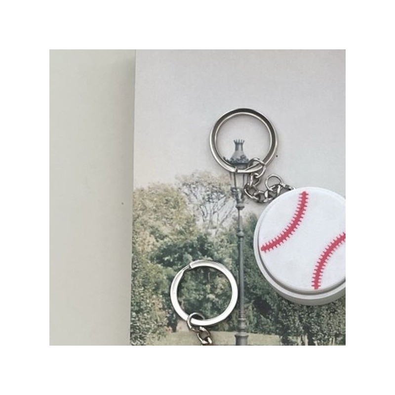 Sports ball shape three-dimensional button tactile play portable keychain bag