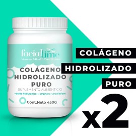 2 Bote Colágeno Natural 900g 60 Tomas