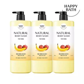 Happy Bath 해피바스 바디워시 900g 3개 (정말촉촉한/정말순한 옵션선택) [01 정말 촉촉한 바디워시 3개] Happy Bath Body Wash 900g 3-pack (Really Moisturizing/Really Mild Option Selection) [01 Really Moisturizing Body Wash 3-pack]