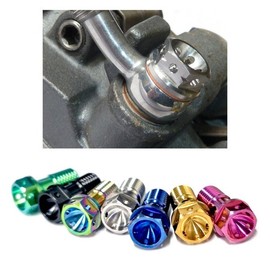 오토바이 스쿠터 반조 볼트 티타늄 M12x1.25 튜닝 용품 Motorcycle Scooter Half Round Bolt Titanium M12x1.25 Tuning Accessories