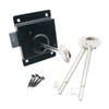 EAI Rim Lock | Black 4 x 3 Press Lock