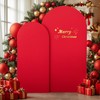 Red Arch Backdrop Covers - 7.2FT, 6FT Spandex Fitted Wedding