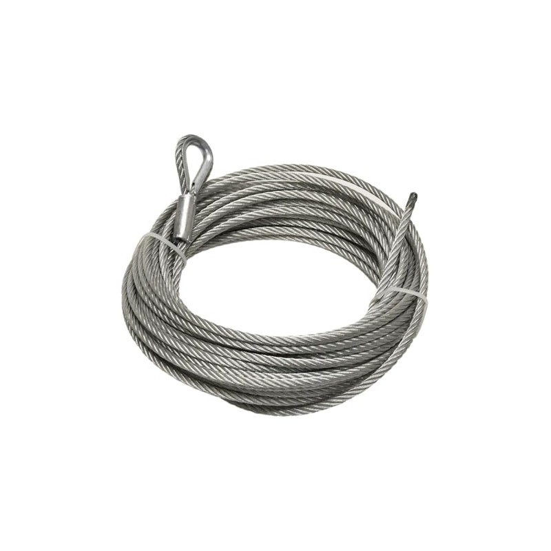 Superwinch 87-42612 Steel Wire Winch Rope 1/4" x 55' fits