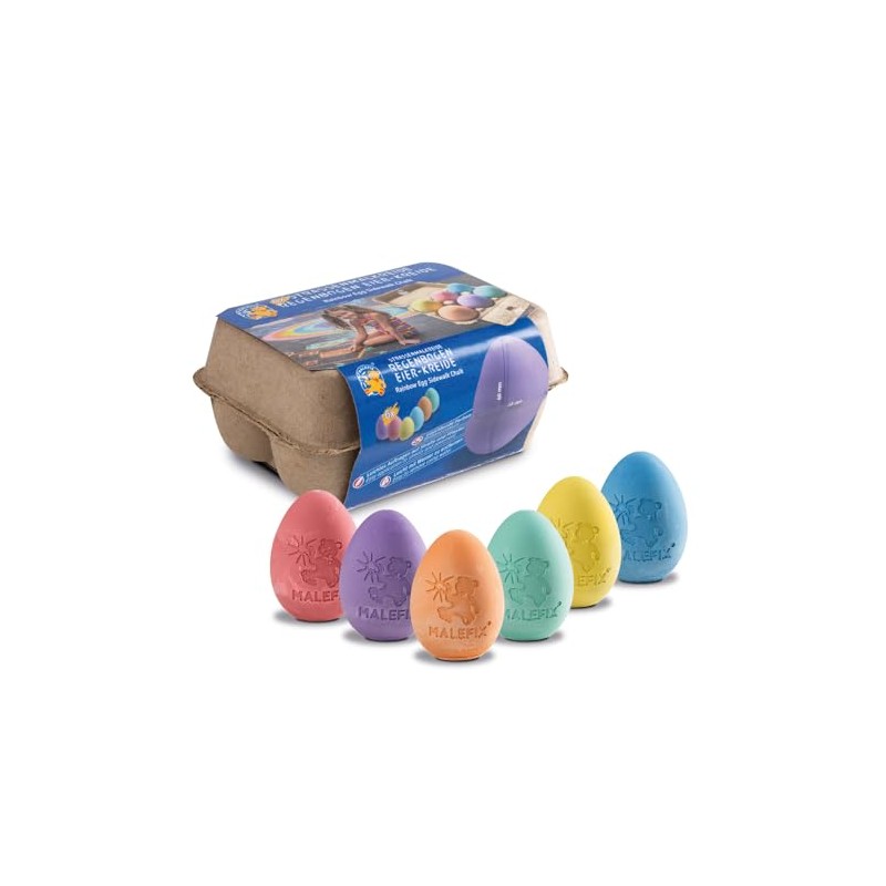 Pustefix Malefix Streetchalk Eggs 6 Pack In An Egg Box