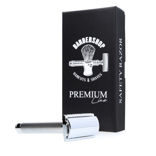FORYOU24 Stainless Steel Safety Razor, Gift Idea for Christmas, Zero