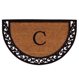 Calloway Mills Ornate Scroll Monogram Doormat 30" x 48" (Letter C)